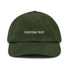 CUSTOM TEXT - Corduroy hat