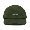 epah juro - Corduroy hat