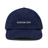 CUSTOM TEXT - Corduroy hat