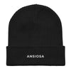 ANSIOSA - Organic ribbed beanie
