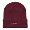ANSIOSA - Organic ribbed beanie