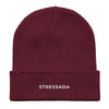 STRESSADA - Organic ribbed beanie