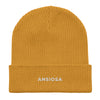 ANSIOSA - Organic ribbed beanie