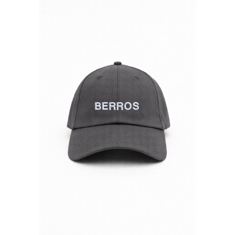 Chapeu grey com bordado berros da cavillator