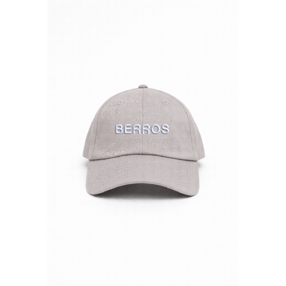 Chapeu light grey com bordado berros da cavillator
