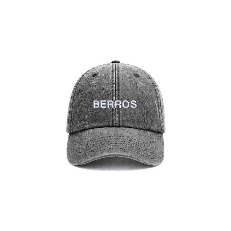 Chapeu vintage black com bordado berros da cavillator