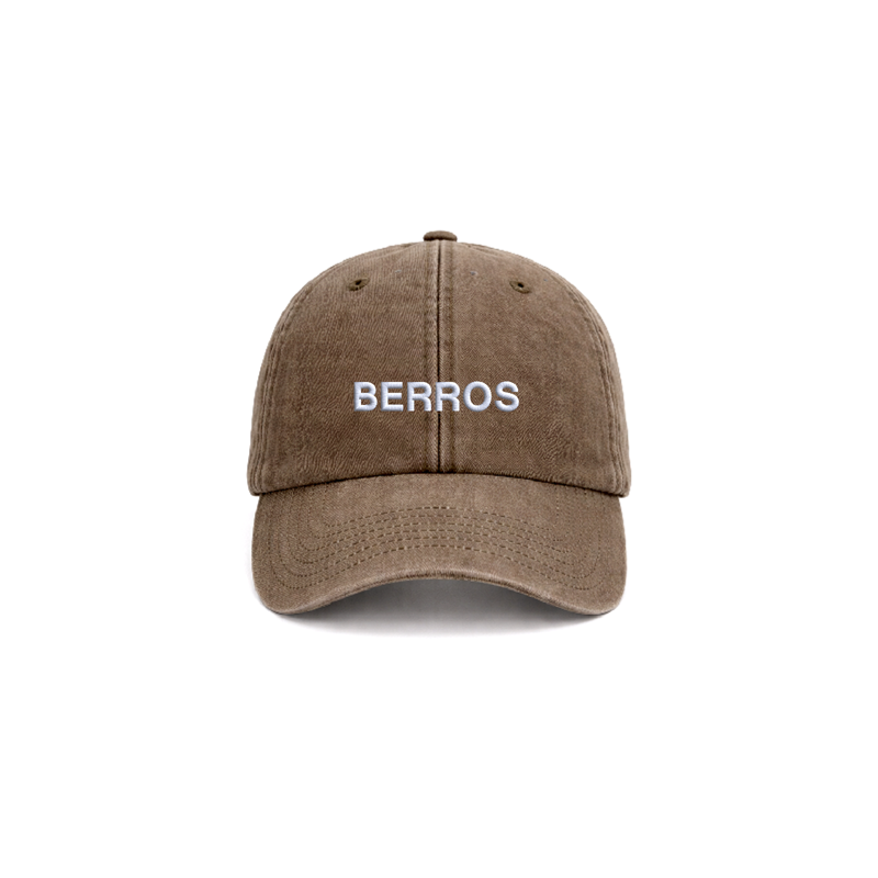 Chapeu vintage brown com bordado berros da cavillator
