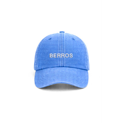 Chapeu vintage cornflower com bordado berros da cavillator