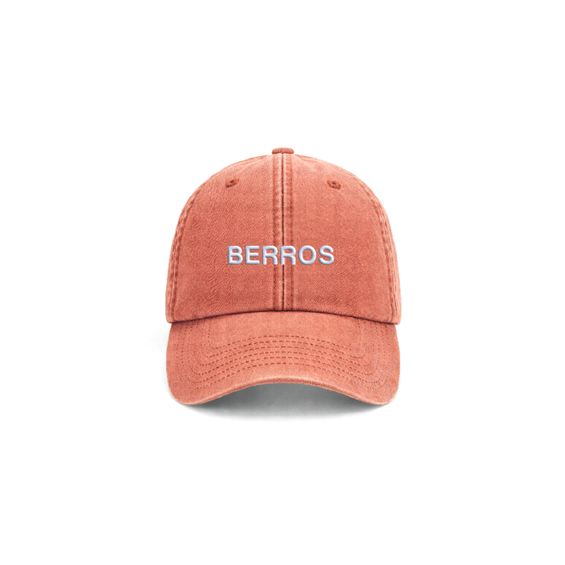 Chapeu vintage orange com bordado berros da cavillator