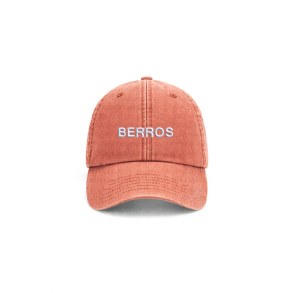 Chapeu vintage orange com bordado berros da cavillator