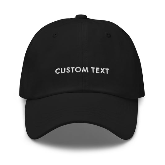 CUSTOM TEXT - Classic hat