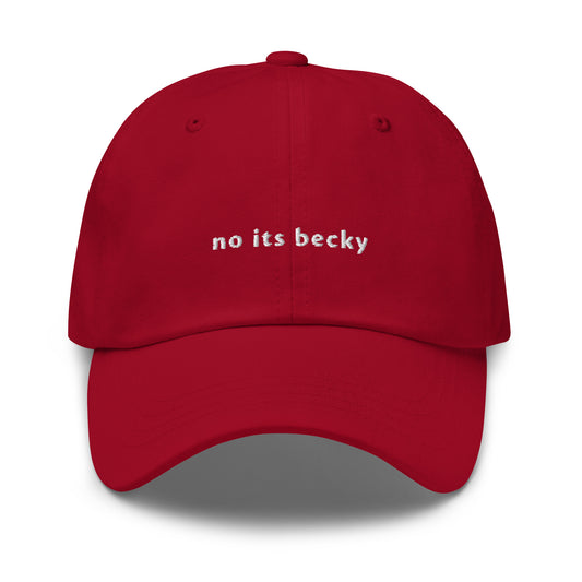 no its becky - Classic hat