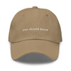 you should know - Classic hat