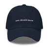 you should know - Classic hat