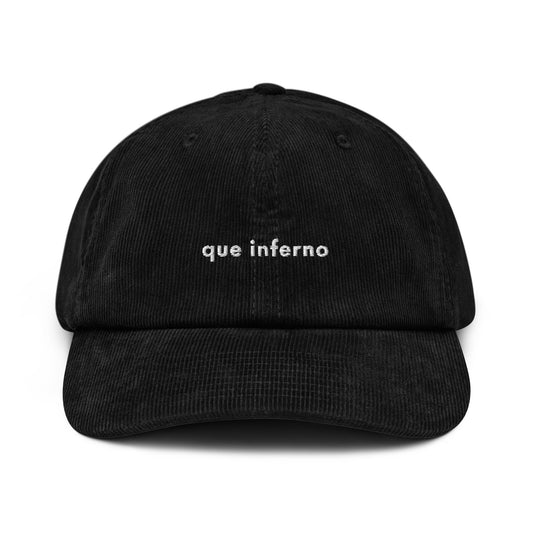 que inferno - Corduroy hat