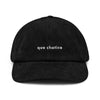 que chatice - Corduroy hat