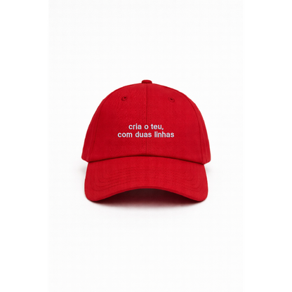 Chapeu red personalizado com bordado em duas linhas da cavillator
