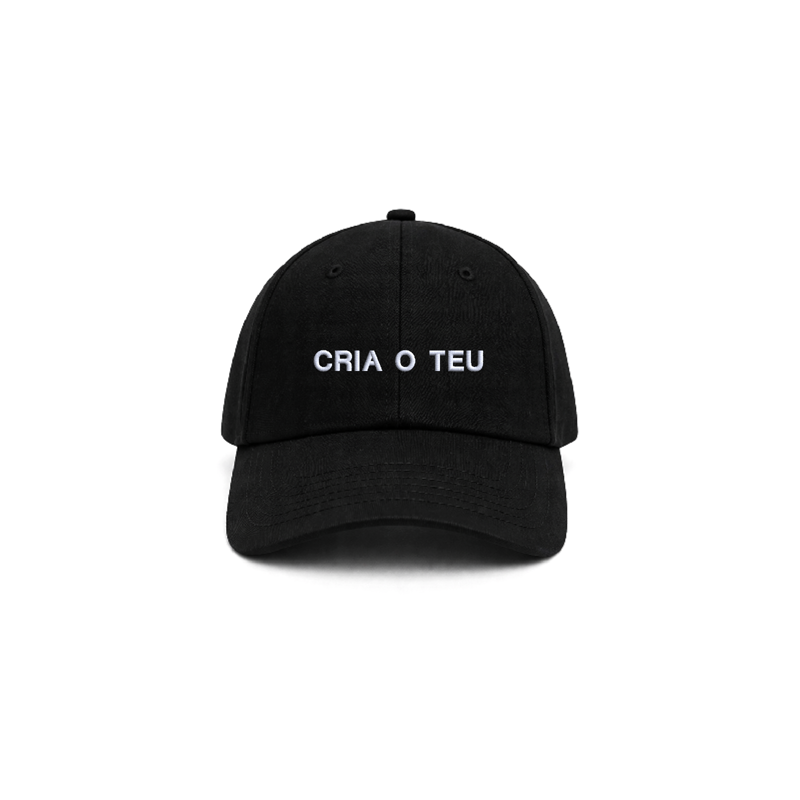 Chapeu black personalizado com bordado da cavillator