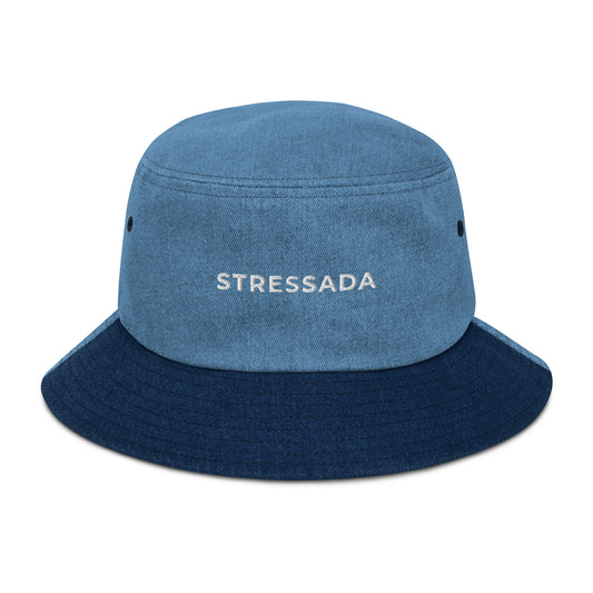 STRESSADA - Denim bucket hat