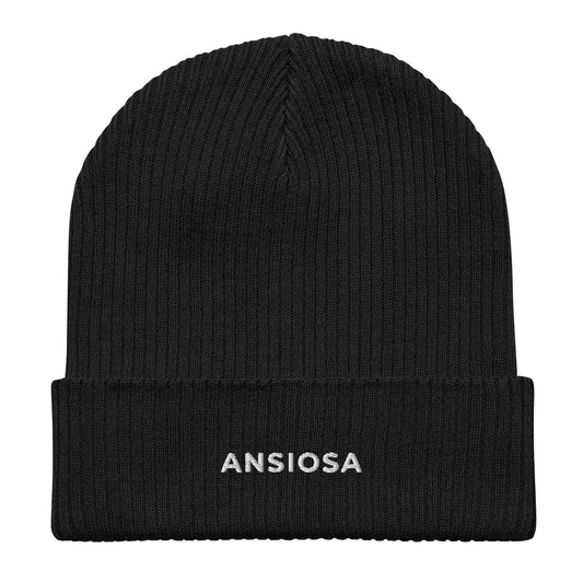 ANSIOSA - Organic ribbed beanie