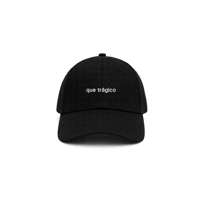 Chapeu black com bordado que tragico da cavillator