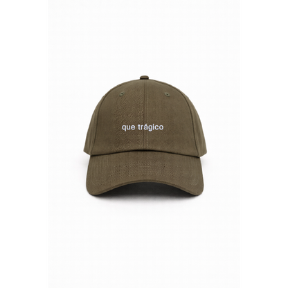 Chapeu olive green com bordado que tragico da cavillator