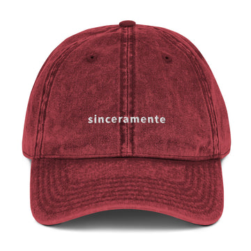 sinceramente - Washed-Out hat