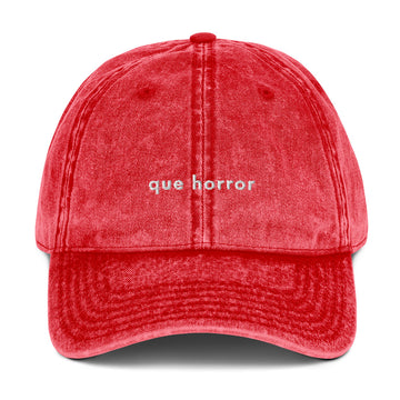 que horror - Washed-Out hat