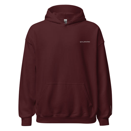 que péssimo - Unisex Hoodie